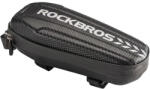 ROCKBROS Geanta pentru bicicleta 1.1l, impermeabila, 22 x 9.6 x 7.6 cm, negru