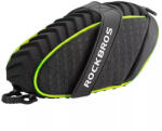 ROCKBROS Geanta pentru bicicleta, montare sub sa, 21 x 9.5 x 9.5 cm, 3 moduri de lumina, husa impermeabila inclusa