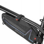 ROCKBROS Geanta pentru bicicleta, impermeabila, 30 x 10.5 x 4.5 cm, negru
