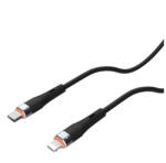 Nillkin Flowspeed USB-C / Lightning szilikon kábel, 27W, 1, 2m, kék - phoner
