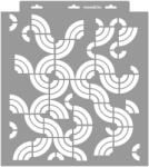 MyWall Retro 04 stencil - Festő - 38x42 cm nagy