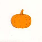  Narancssárga fa tök, mérete: 5x5 cm