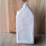  Fehér holland ház, ledes. Mérete: 50x125 mm