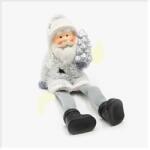  LED-es lógólábú Mikulás, mérete: 6, 7x9, 8x5, 2 cm