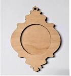  Formára vágott fadísz, két részes. Mérete: 153x200x3+3 mm