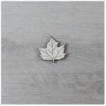  Natúr fa juharlevél, mérete: 28x25 mm