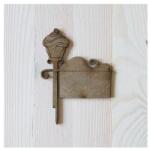  Lámpa táblával, MDF. Mérete: 75x105x3 mm