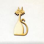  Natúr fa mérges cica, mérete: 26x55 mm