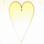  Natúr fa szív, mérete: 96x154 mm