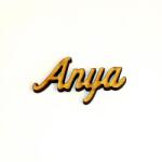  Natúr fa 'Anya' felirat. Mérete: 45x25 mm