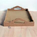  Szögletes MDF Tálca, mérete: 20x30x2, 5 cm