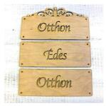  Otthon Édes Otthon tábla, 3 részes. Mérete: 24, 7x31 cm