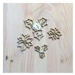  Mikulásvirág, magyal, 4db