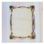  Natúr fa díszes tábla, A4-es méretű