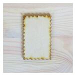  Hullámos szélű táblácska, mérete: 4x7 cm