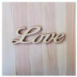  Natúr fa Love felirat, mérete: 15x5cm
