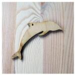  Natúr fa delfin, mérete: 6x10, 5 cm
