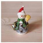  Hóember kosárral. Mérete: 40x80 mm