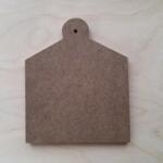  MDF tábla, mérete: 15x18x1 cm