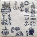  Szalvéta - Tengerész