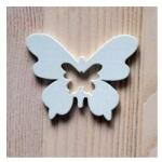  Fehér lepke, mérete: 5x4 cm