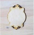  Natúr díszes tábla, mérete: 10x14 cm