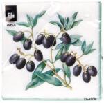  Szalvéta - fekete olívabogyók