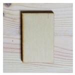  Fa tábla téglalap, mérete: 4, 5x7 cm