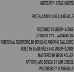 Palladino, Pino / Mills, Blake Notes With Attachments - facethemusic - 9 690 Ft
