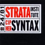 Strata Institute Cipher Syntax