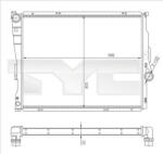 TYC 703-0006-R Radiator, racire motor