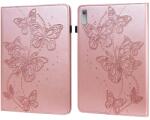  ART BUTTERFLY Husă rabatabilă pentru Lenovo Tab P11 Gen 2 roz