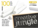 SaKOTA Creative Jungle táblakréta fehér 100 db (CJB2268)