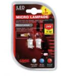 LAMPA 24V T10, (W5W) 1 LED dióda, fehér színű, pár (0198340) (LA0198340)