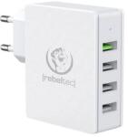 Rebeltec H410 Turbo - 4xUSB-A hálózati töltő 3A fehér