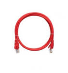 NIKOMAX patch kábel S/FTP, CAT6a, PVC, 1m, piros (NMC-PC4SA55B-010-RD)