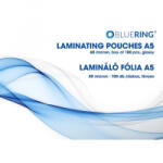 Bluering lamináló fólia A5, 154x216mm, 80 micron, 100db/doboz (LAMMA580MIC) (LAMMA580MIC) - aqua