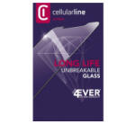 Cellularline LONG LIFE képernyővédő üveg (3D full cover, íves, extra karcálló, ultravékony, 0.2 mm, 9H) FEKETE [Apple iPhone 13 Pro Max] (LONGLIFEIPH13PRM)