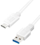 LogiLink USB 3.2 Gen1 Type-C - USB-A kábel fehér 2m (CU0176) (CU0176)