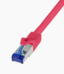 LogiLink Patch kábel Ultraflex Cat. 6A S/FTP 3m piros (C6A064S)