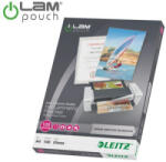 Leitz Meleglamináló fólia, 125 mikron, A4, fényes, UDT technológiával (E74810000)