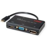 Roline USB Type-C - VGA / HDMI / DP adapter (12.03. 3138-20) (12.03.3138-20) - aqua
