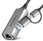 AXAGON USB A+C Gigabit Ethernet hálózati adapter (ADE-TXCA)