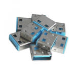 Lindy USB biztonsági dugó, kék (10db/csomag) (40462) (40462)
