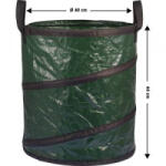 Basetech Kerti zsák 56 l, zöld, Basetech BT-2258734