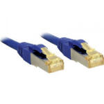 Lindy RJ45 Hálózat Csatlakozókábel CAT 6a S/FTP 3.00 m Kék Védővel LINDY (47280)