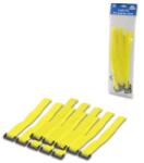 LogiLink vezeték kötegelő tépőzárral 300 * 20 mm (10db) sárga (KAB0015) (KAB0015)