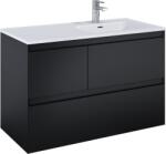 Elita Split dulap 100x45.8x63.5 cm sub chiuveta pe perete negru RE011005157160 (RE011005157160)