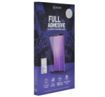 Roar képernyővédő üveg (5D full glue, íves, teljes felületén tapad, tok barát, karcálló, 0.3 mm, 9H) FEKETE [LG K22 (LMK200HM)]