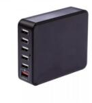 GRIXX Optimum 6x USB-A töltő fekete (GROCHFUSB51) (GROCHFUSB51)